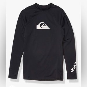 Quiksilver Boys' All Time Long Sleeve Youth Rashguard Surf Shirt